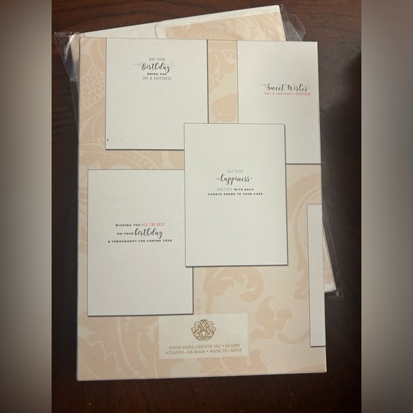 Anna Griffin birthday box sentimental inserts - Picture 2 of 3